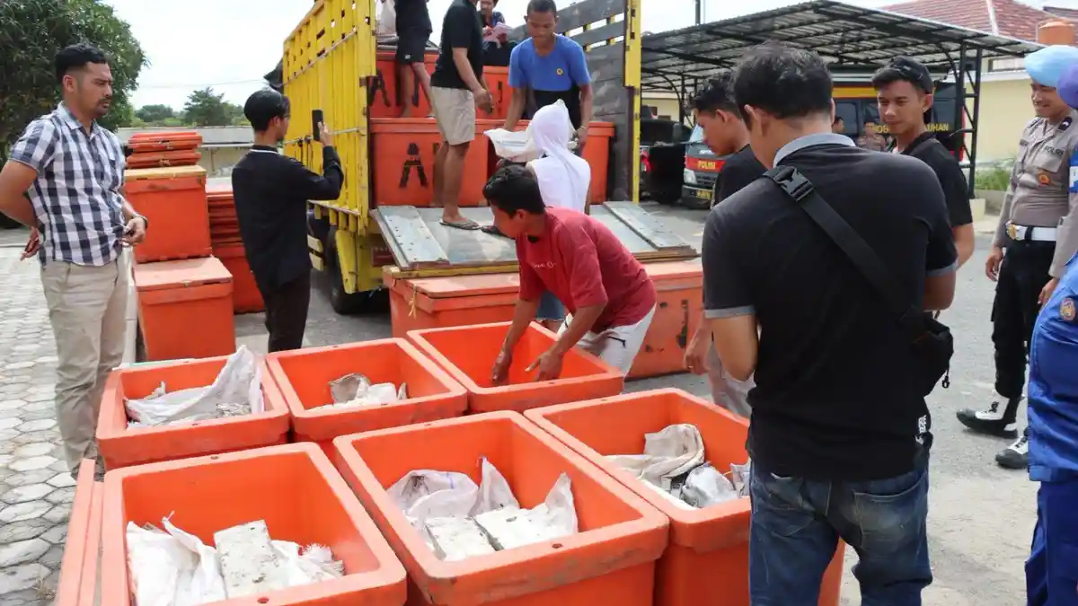 Modus Selundupkan 10 Ton